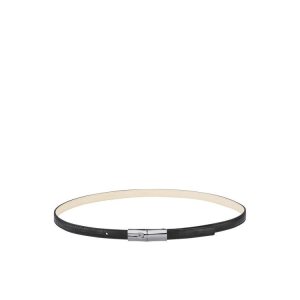 Cinturones Longchamp Cuero Negras | 961873YCD