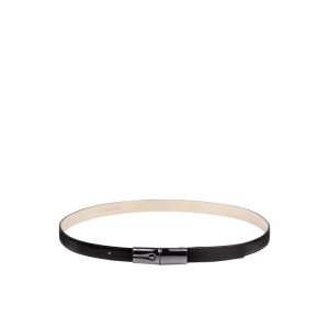 Cinturones Longchamp Cuero Negras | 975834XFG