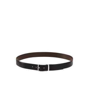 Cinturones Longchamp Cuero Negras Beige | 842056LQE