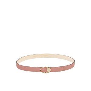 Cinturones Longchamp Cuero Rosas | 485326GRO