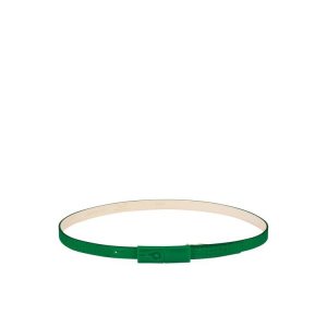Cinturones Longchamp Cuero Verde | 678203XUE