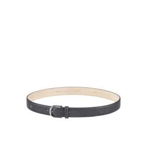 Cinturones Longchamp Gun Metal Cuero Gris | 709312MLS