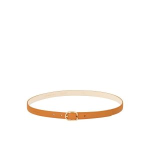 Cinturones Longchamp Saffron Cuero Naranjas | 354719CBZ