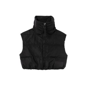 Coats & Jackets Longchamp Corta Puffer Sintetico Fibres Negras | 901374KDG