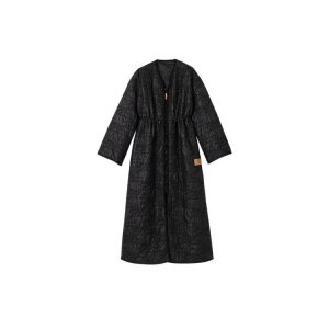 Coats & Jackets Longchamp Long Puffer Other Negras | 396541NSD