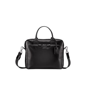 Document Holders Longchamp Briefcase S Cuero Negras | 329104FSQ