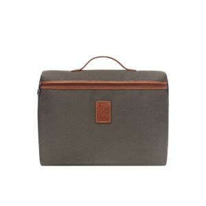 Document Holders Longchamp Briefcase S Lona Marrones | 578649QJU