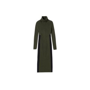 Dresses & Skirts Longchamp De Punto Long Lana Kaki | 125067ERH