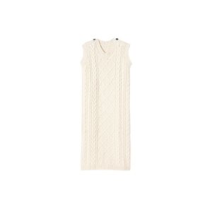 Dresses & Skirts Longchamp Long Ecru Lana Beige | 408261XAL