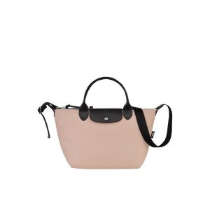 Handbags Longchamp S Hawthorn Recycled canvas Rosas | 351840WRI
