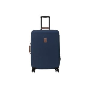 Maletas Longchamp M Recycled canvas Azules | 367140LJK