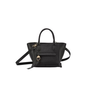 Mini Bags Longchamp S Cuero Negras | 329168MPN