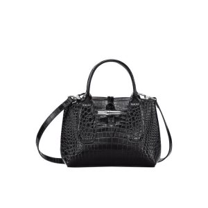 Mini Bags Longchamp S Cuero Negras | 906187LZM