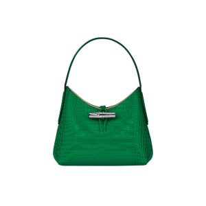 Mini Bags Longchamp Xs Cuero Verde | 785640GLS