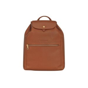 Mochilas Longchamp Caramel Cuero Marrones | 769480TKY