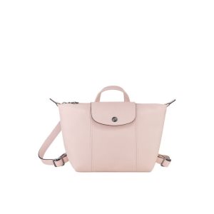 Mochilas Longchamp Cuero Rosas | 670248OSY