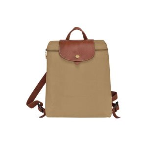 Mochilas Longchamp Desert Recycled canvas Kaki | 820149BSI