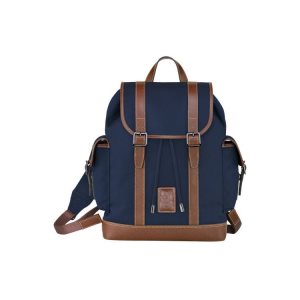 Mochilas Longchamp Lona Azules | 293576SIV
