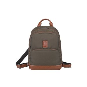 Mochilas Longchamp Lona Marrones | 519862SBP