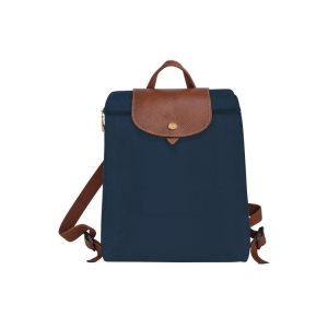 Mochilas Longchamp Recycled canvas Azul Marino | 937658JPS