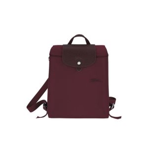 Mochilas Longchamp Recycled canvas Burdeos | 179280QJG