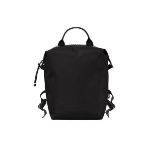 Mochilas Longchamp Recycled canvas Negras | 693857KGQ