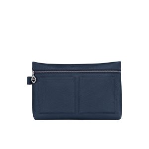 Neceser De Baño Longchamp Cuero Azul Marino | 062185NDG