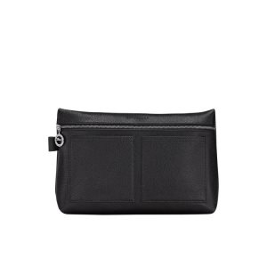 Neceser De Baño Longchamp Cuero Negras | 035184SMO