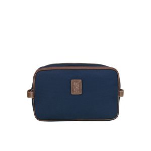 Neceser De Baño Longchamp Lona Azules | 856042IZF