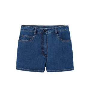 Pantalones Longchamp Shorts Algodon Azules | 251936HVR