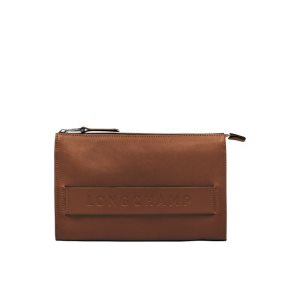 Pouches & Cases Longchamp High-tech Cuero Marrones | 394587KQL