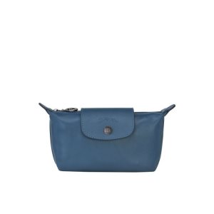 Pouches & Cases Longchamp Pouch Cuero Azules | 089674LZD