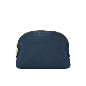 Pouches & Cases Longchamp Pouch Cuero Azul Marino | 154723GAI