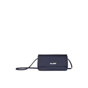 Pouches & Cases Longchamp Pouch Cuero Azul Marino | 931247SNG