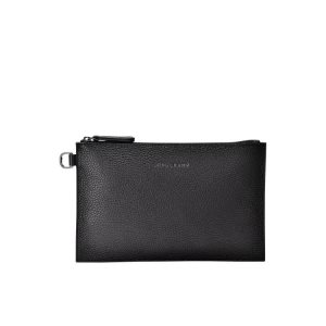 Pouches & Cases Longchamp Pouch Cuero Negras | 591284NAL