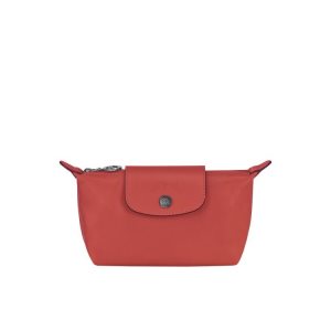 Pouches & Cases Longchamp Pouch Terracotta Cuero Naranjas | 450981ENL