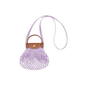 Pouches & Cases Longchamp Xs Lona Moradas | 813054JID