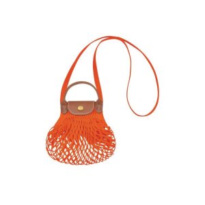 Pouches & Cases Longchamp Xs Lona Naranjas | 736501DZA