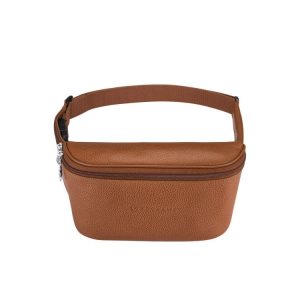 Riñonera Longchamp Caramel Cuero Marrones | 651492APB