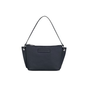 Riñonera Longchamp Pouch Cuero Azules | 032198VEK
