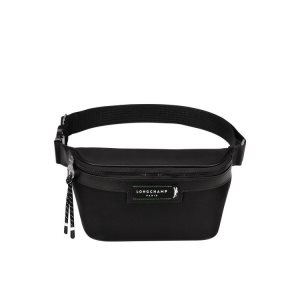 Riñonera Longchamp Recycled canvas Negras | 270916EOB