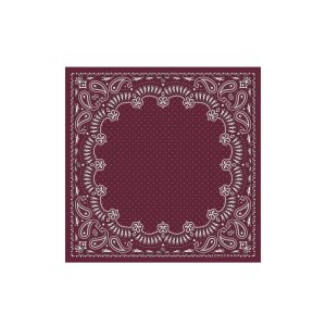 Silk Scarves Longchamp Scarf 50 Silk Burdeos | 263059OXR