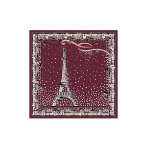 Silk Scarves Longchamp Scarf 50 Silk Rojas | 604729FBH