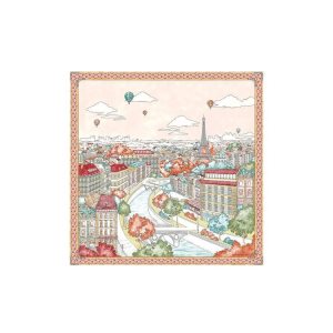 Silk Scarves Longchamp Scarf 90 Silk Naranjas | 309825OQL
