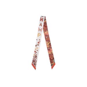Silk Scarves Longchamp Silk Naranjas | 612789IYM