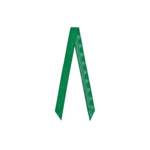 Silk Scarves Longchamp Silk Verde | 784216GIM