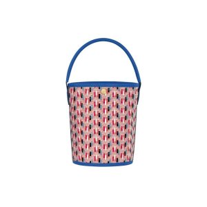 Top-handle Bags Longchamp Bucket Cuero Rosas | 436502JRX
