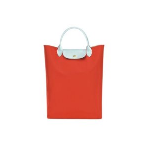 Top-handle Bags Longchamp Lona Naranjas | 925467MVW
