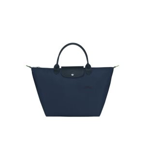 Top-handle Bags Longchamp M Recycled canvas Azul Marino | 091734STB