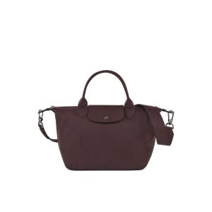 Top-handle Bags Longchamp S Cuero Burdeos | 250174ICR